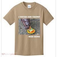 Victory Won Trump I Voted Moo Deng Prediction Garbage Legend Kids T-Shirt thumb 0