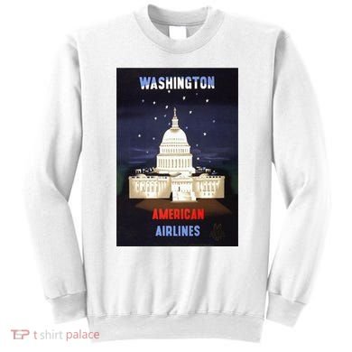 Vintage Washington Travel Poster Sweatshirt