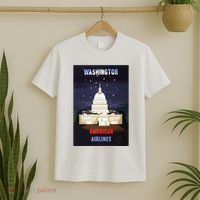 Vintage Washington Travel Poster T-Shirt thumb 2