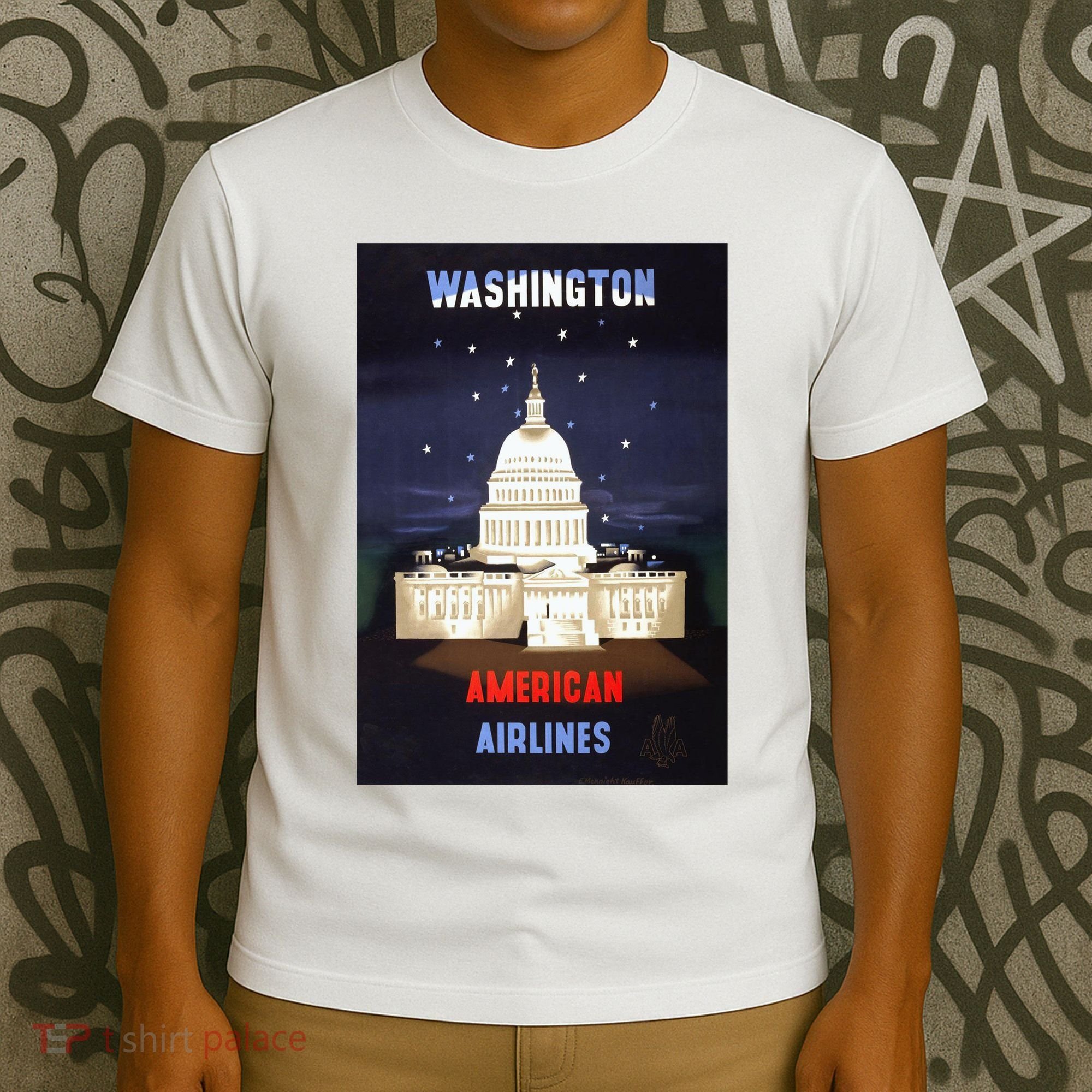 Vintage Washington Travel Poster T-Shirt