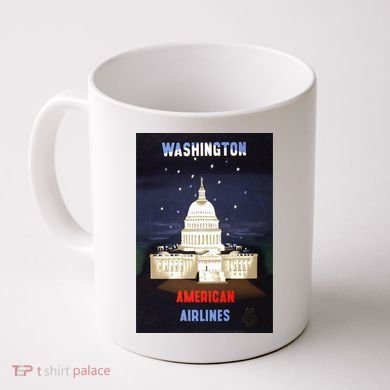 Vintage Washington Travel Poster Coffee Mug