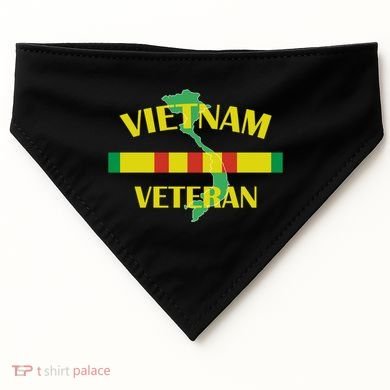Vietnam War Veterans Day Commemoration USA-Made Doggie Bandana