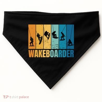 Vintage Wakeboarder USA-Made Doggie Bandana