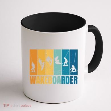 Vintage Wakeboarder Coffee Mug back