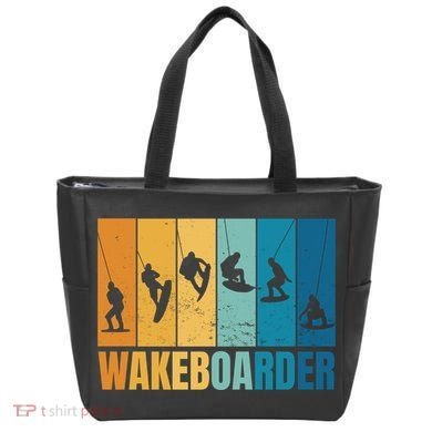 Vintage Wakeboarder Tote Bag