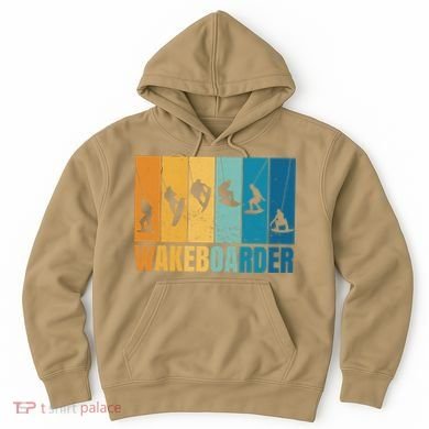 Vintage Wakeboarder Hoodie