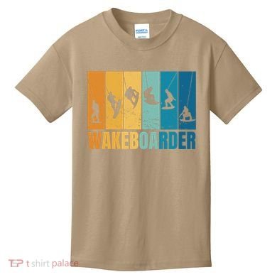 Vintage Wakeboarder Kids T-Shirt