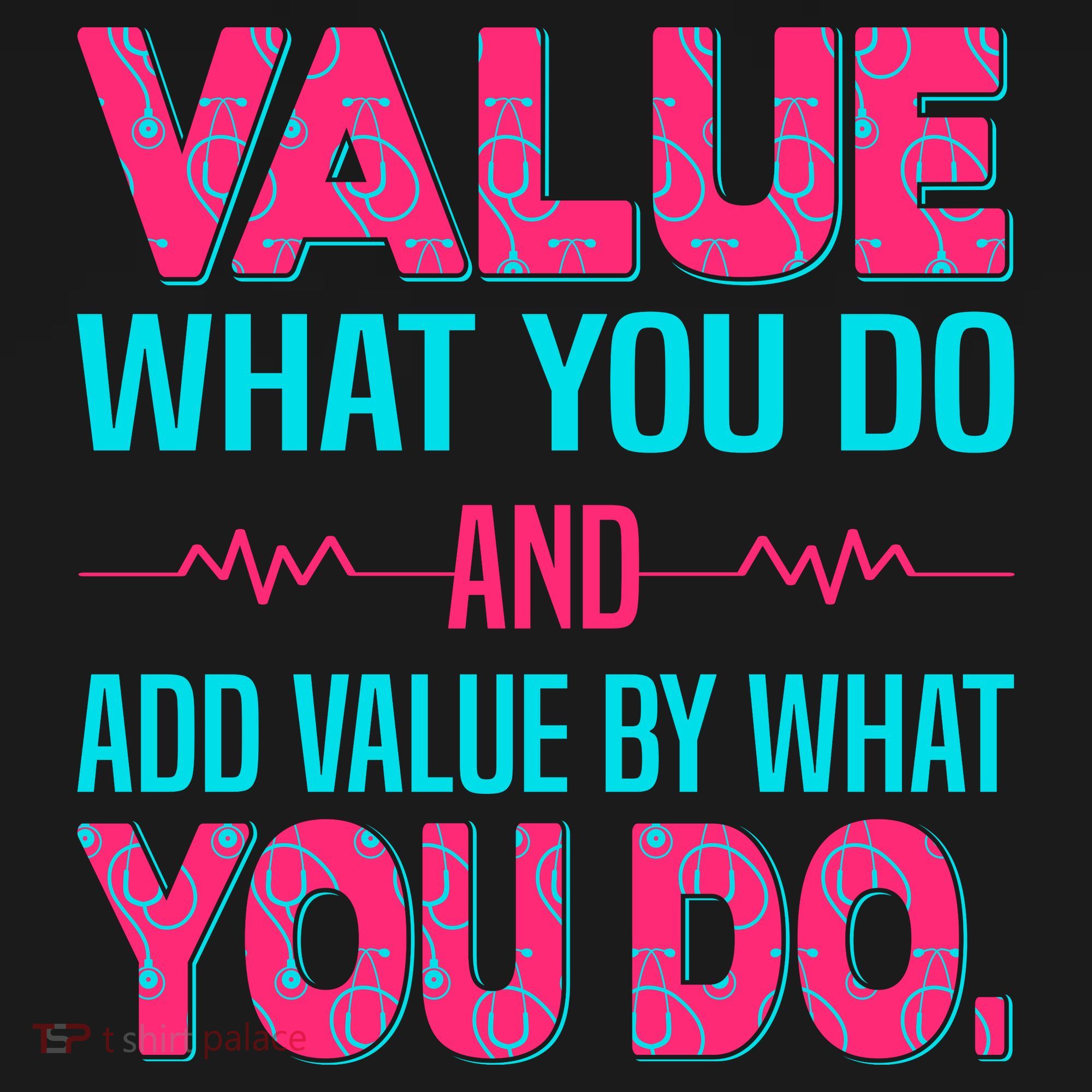 Value What You Do And Add Calue By What You Do Women's Hoodie