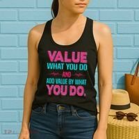 Value What You Do And Add Calue By What You Do Women's Tank Top thumb 2