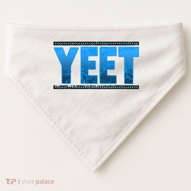 Vintage Yeet Apparel Saying USA-Made Doggie Bandana
