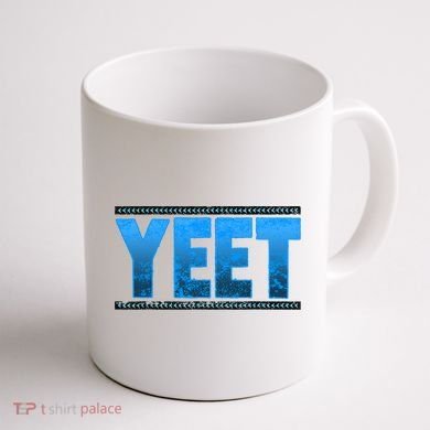Vintage Yeet Apparel Saying Coffee Mug back
