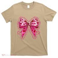 Valentine You Are Loved Worthy Enough Coquette Heart Teacher T-Shirt thumb 0