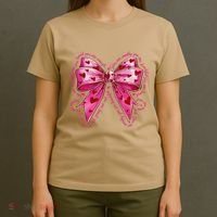 Valentine You Are Loved Worthy Enough Coquette Heart Teacher T-Shirt thumb 4