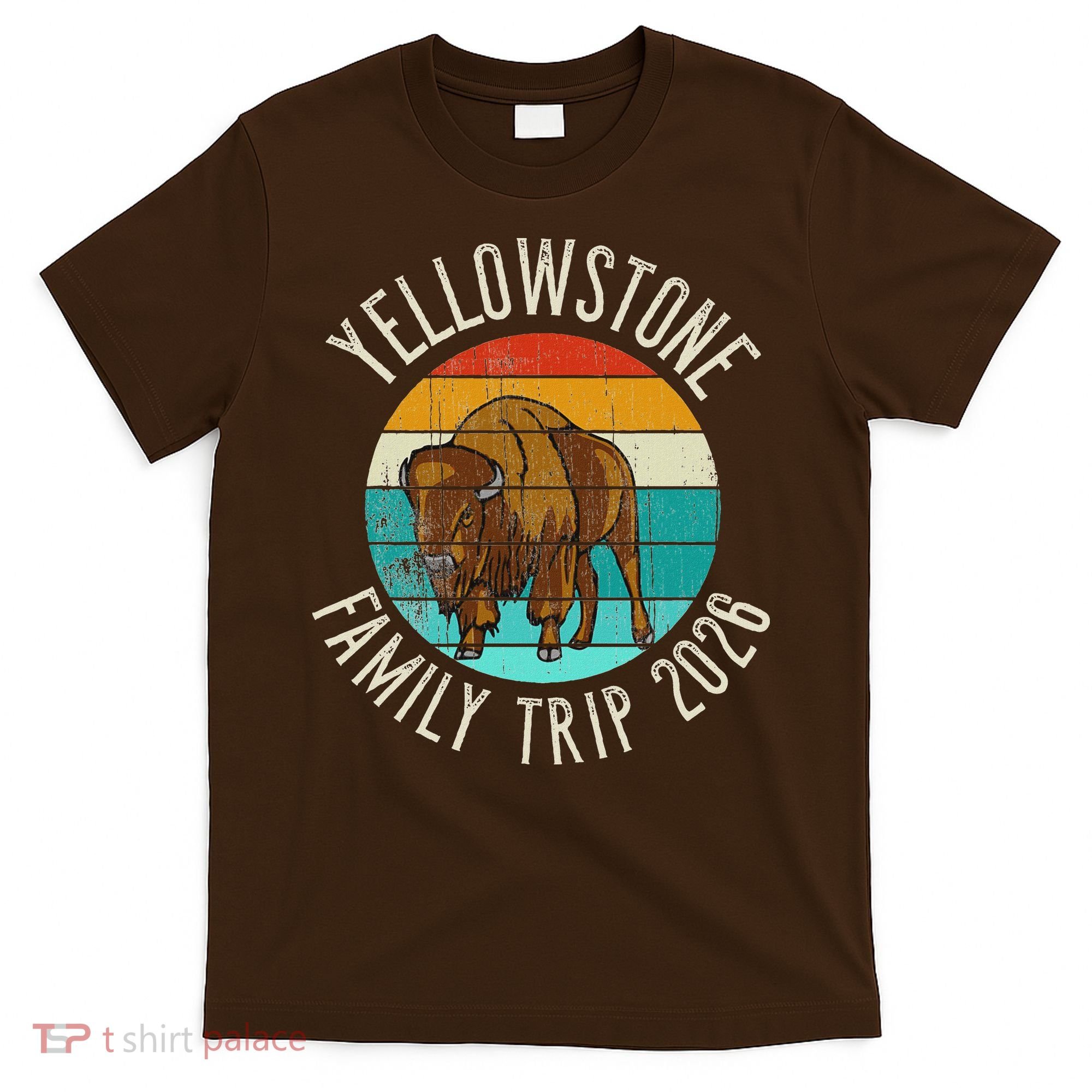 Vintage Yellowstone Family Trip 2026 T-Shirt