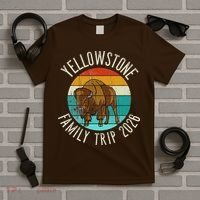 Vintage Yellowstone Family Trip 2026 T-Shirt thumb 5