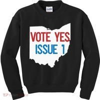 Vote Yes Issue 1 Kids Sweatshirt thumb 0