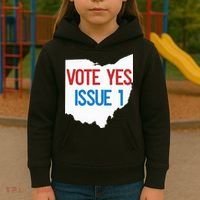 Vote Yes Issue 1 Kids Hoodie thumb 3