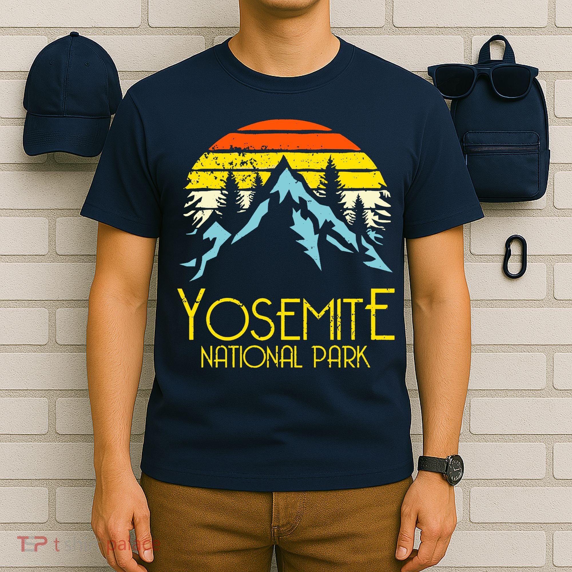 Vintage Yosemite National Park California T-Shirt