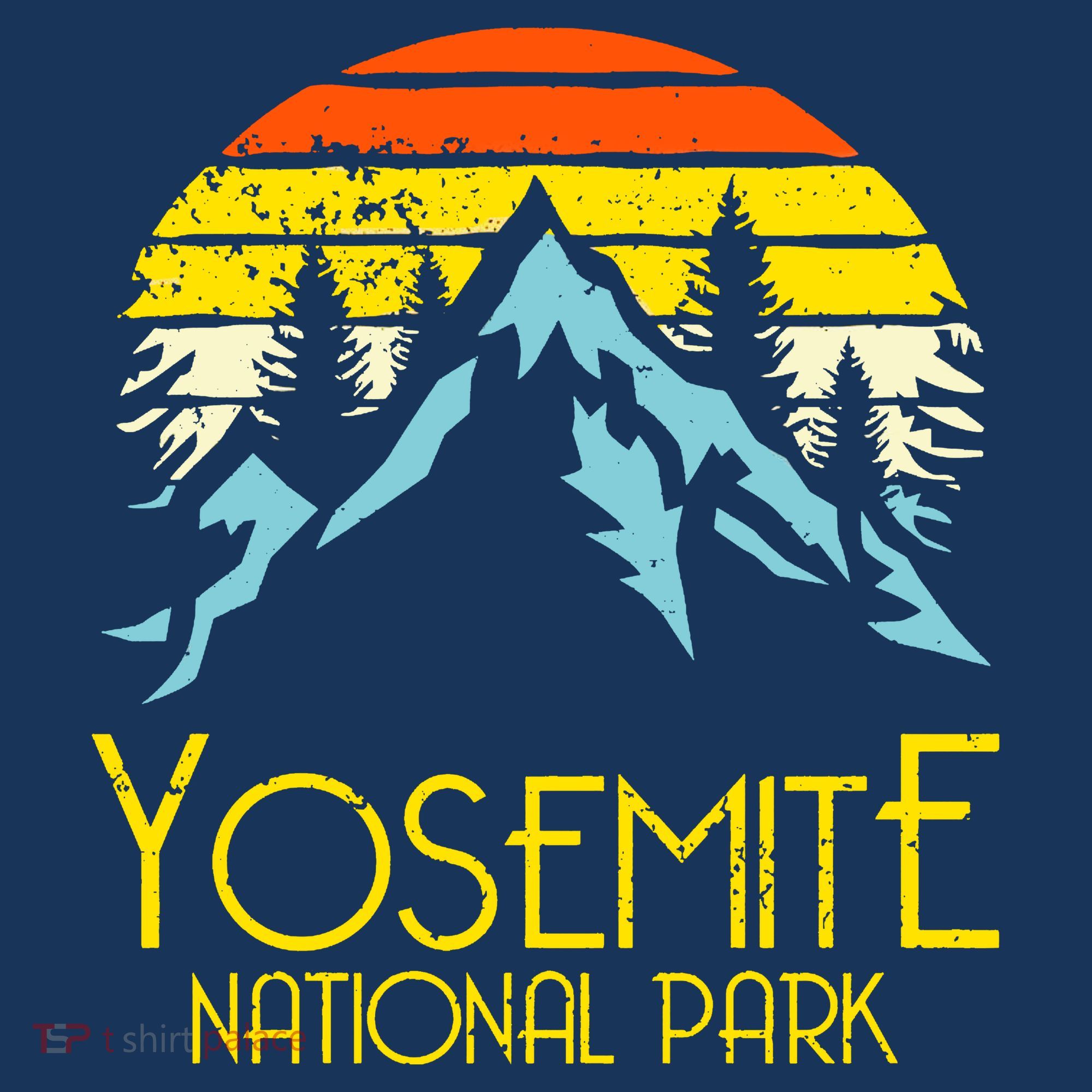 Vintage Yosemite National Park California T-Shirt