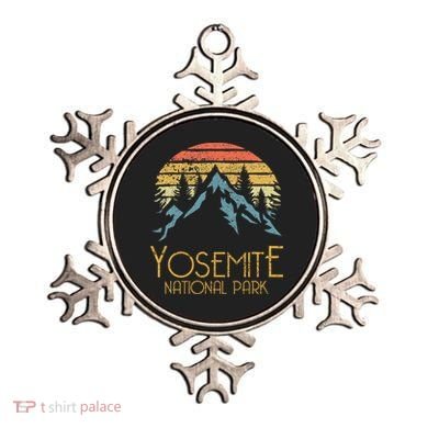 Vintage Yosemite National Park California Ornament