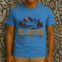 Vintage Yellowstone National Park Wilderness Since 1872 T-Shirt thumb 3