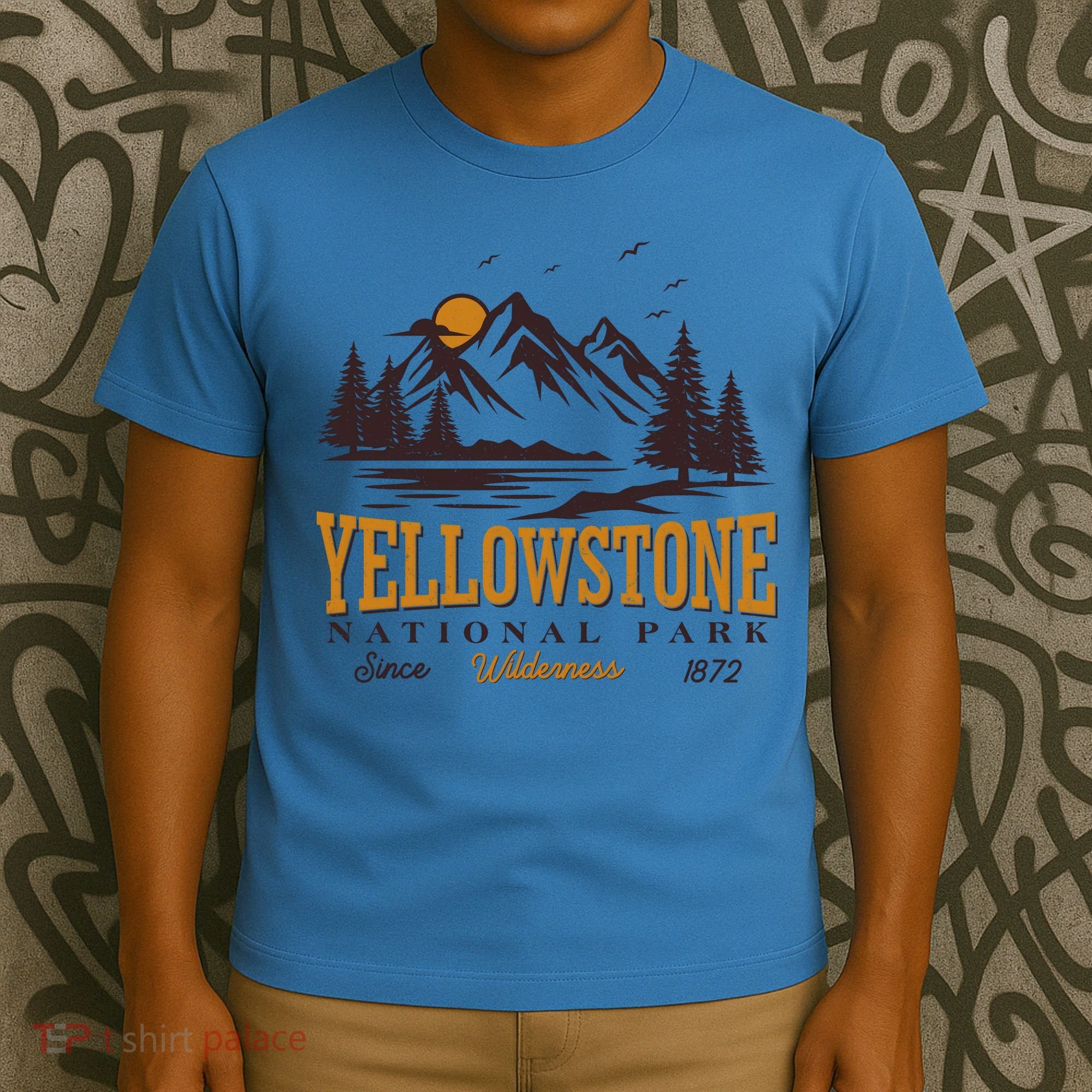 Vintage Yellowstone National Park Wilderness Since 1872 T-Shirt