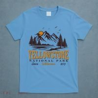 Vintage Yellowstone National Park Wilderness Since 1872 T-Shirt thumb 4