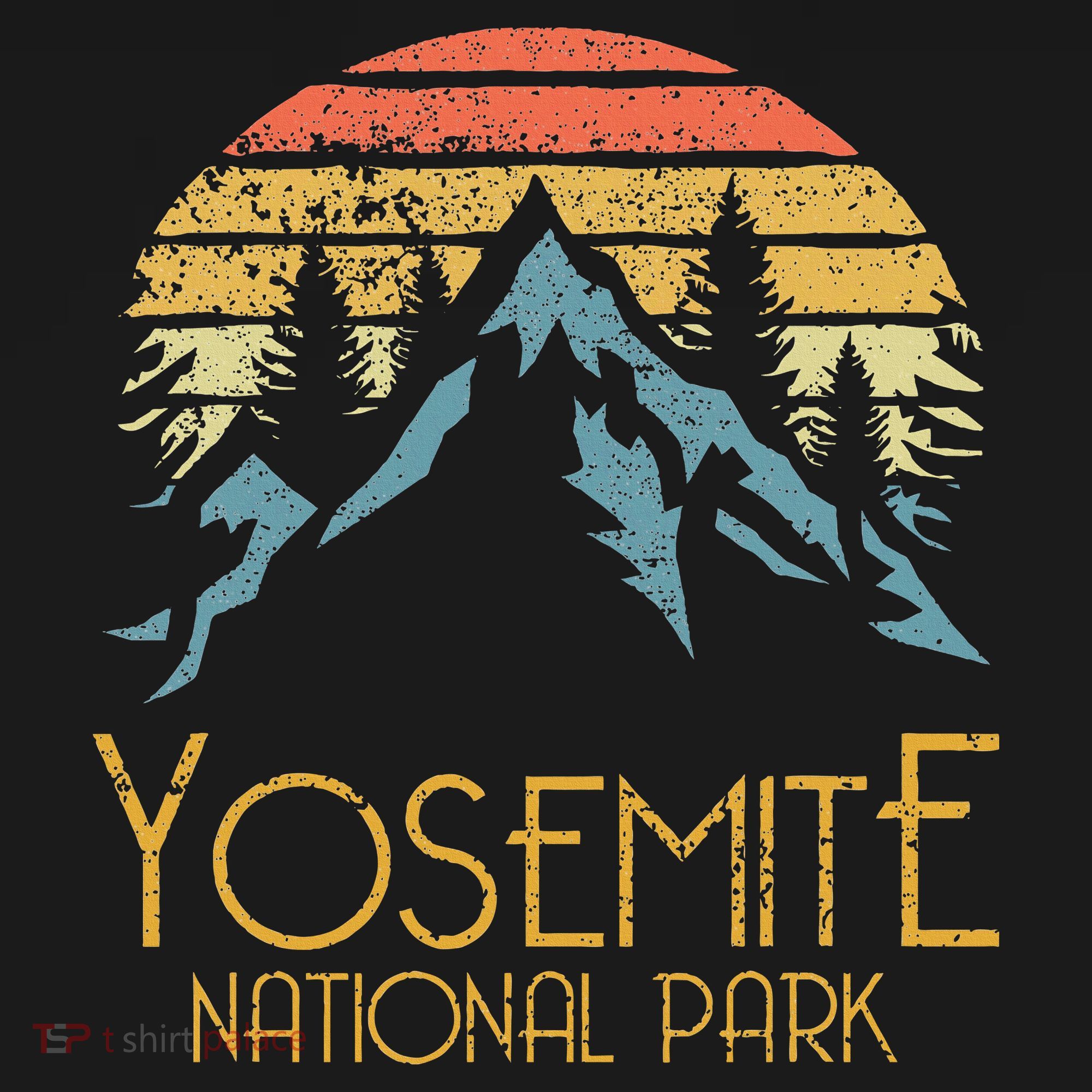 Vintage Yosemite National Park California T-Shirt
