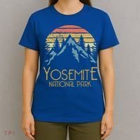 Vintage Yosemite National Park California Gift T-Shirt thumb 4