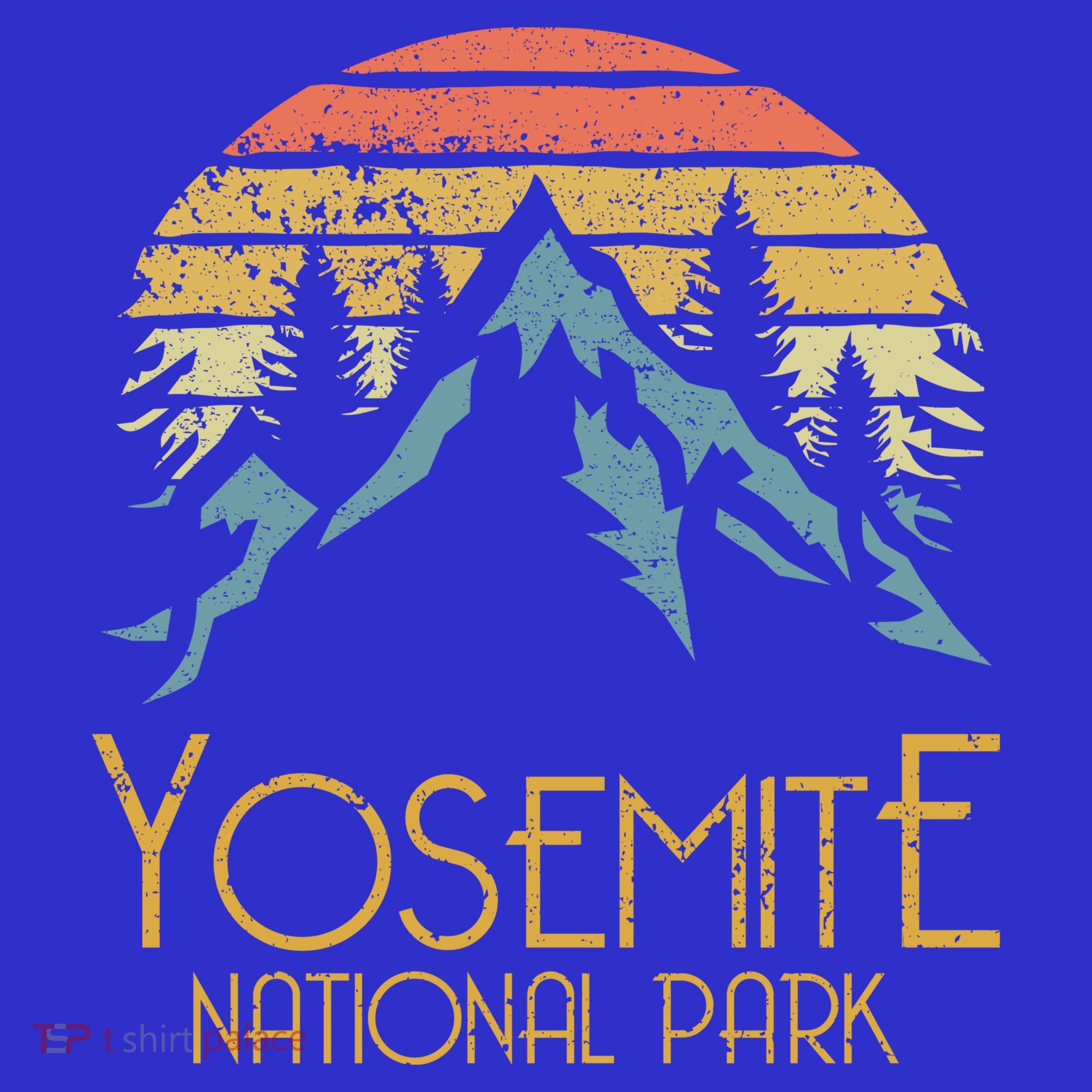 Vintage Yosemite National Park California Gift T-Shirt