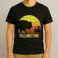 Vintage Yellowstone National Park Retro Travel Gift T-Shirt thumb 3