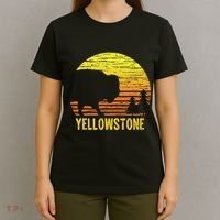 Vintage Yellowstone National Park Retro Travel Gift T-Shirt thumb 4
