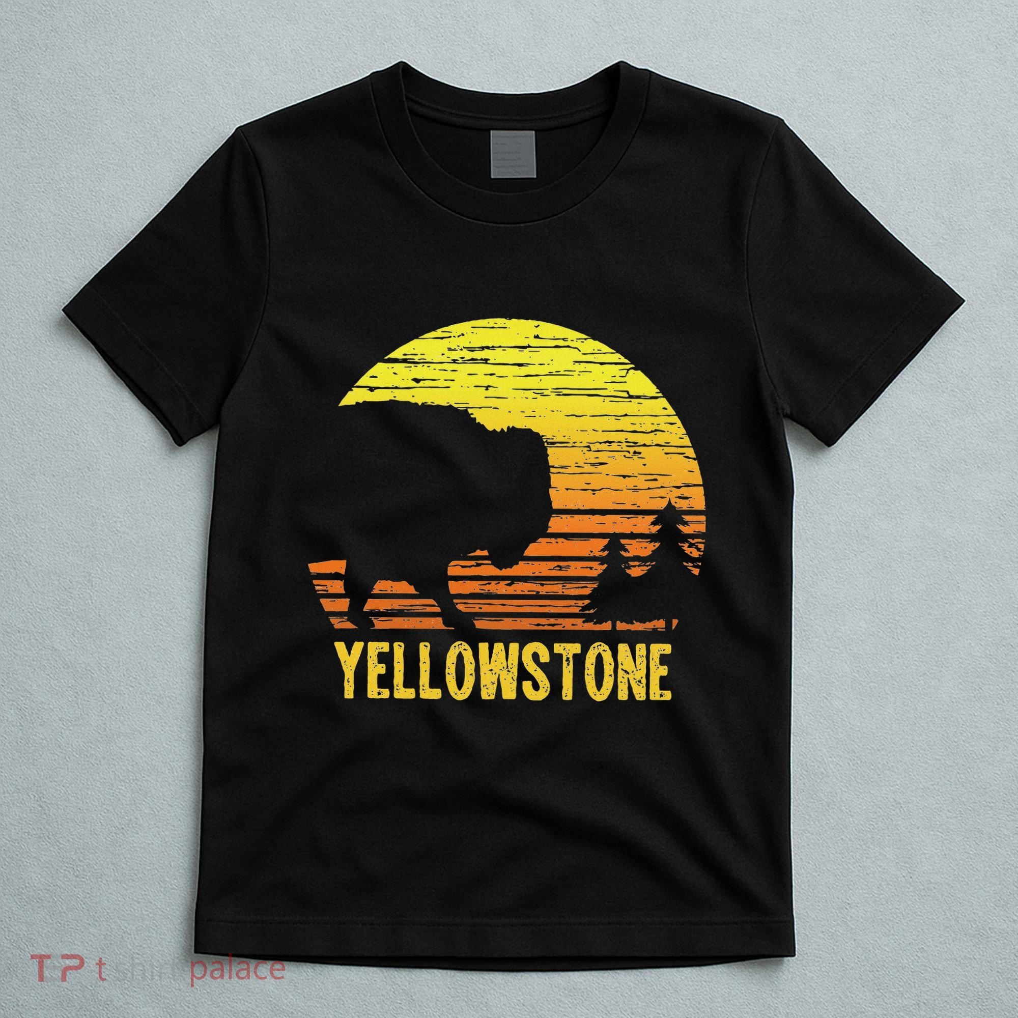 Vintage Yellowstone National Park Retro Travel Gift T-Shirt