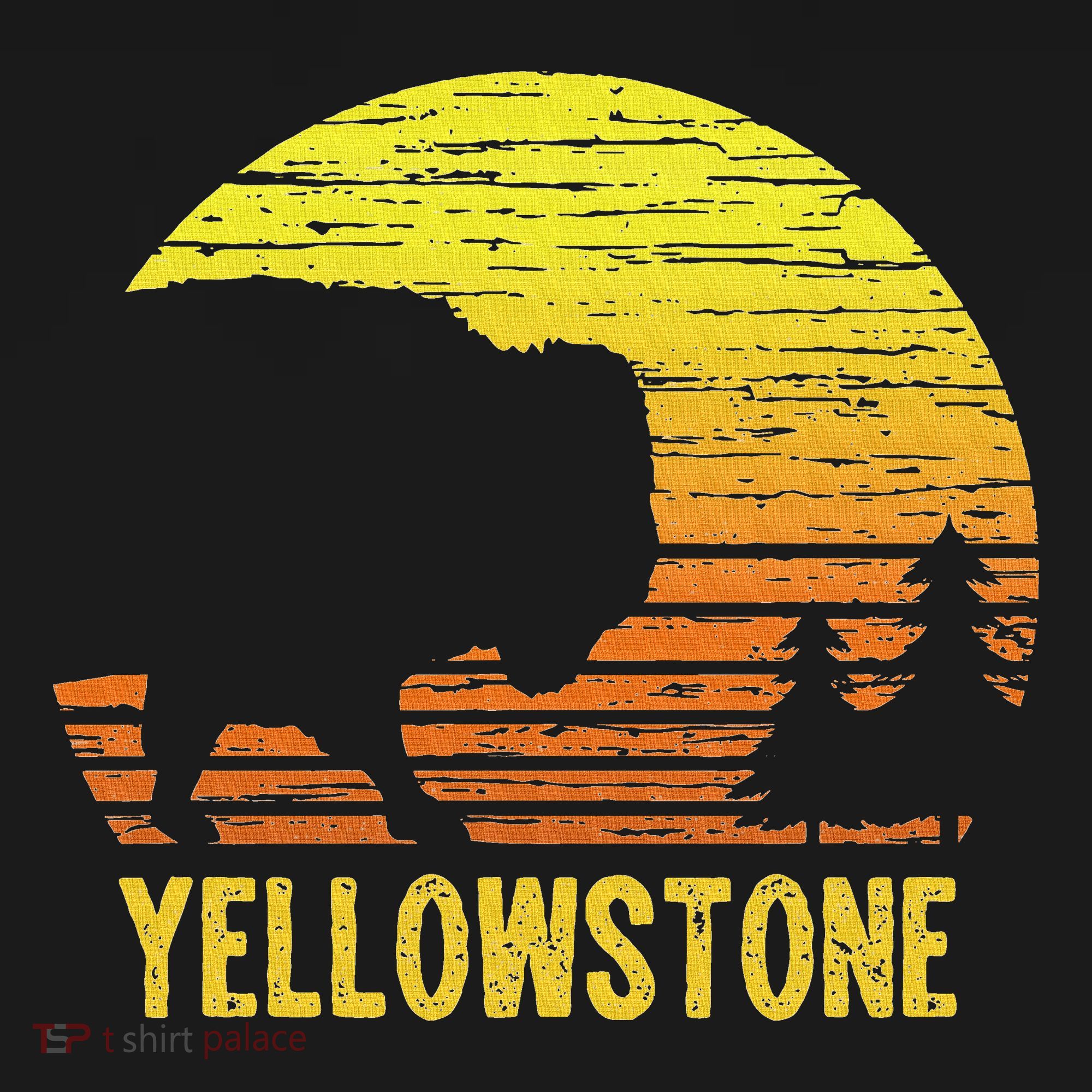 Vintage Yellowstone National Park Retro Travel Gift T-Shirt