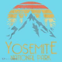 Vintage Yosemite National Park California Gift T-Shirt thumb 6