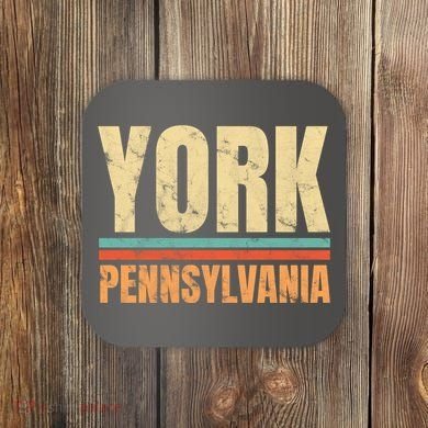 Vintage York Pennsylvania Coaster