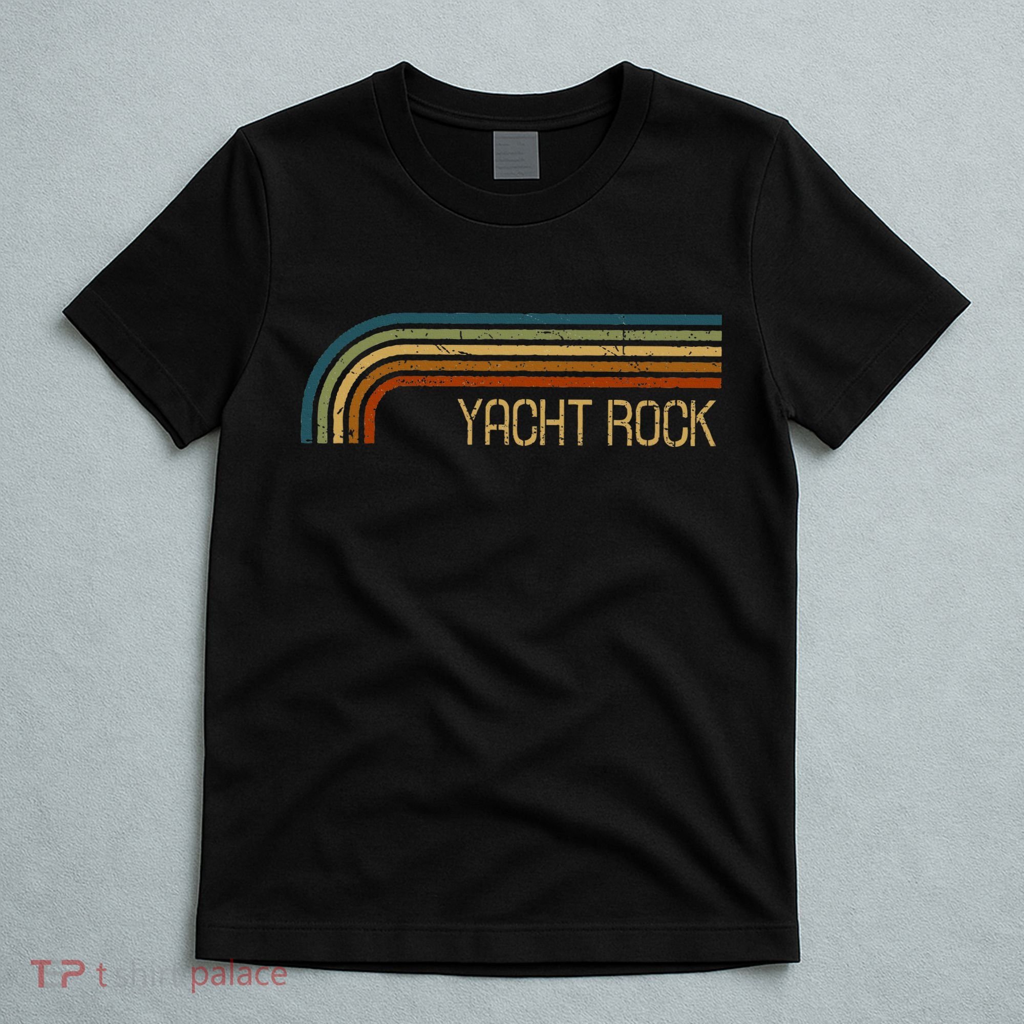 Vintage Yacht Rock Retro Stripes T-Shirt