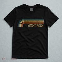 Vintage Yacht Rock Retro Stripes T-Shirt thumb 5