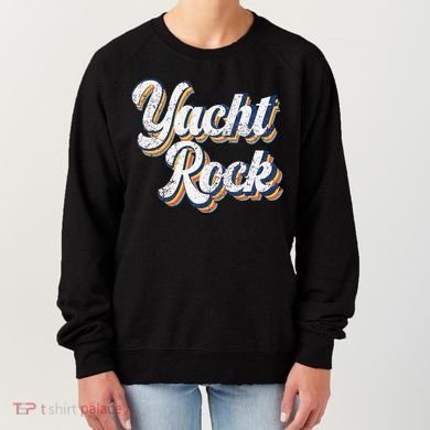 Vintage Yacht Rock Party Boat Drinking Women's Sweatshirt