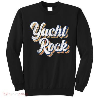 Vintage Yacht Rock Party Boat Drinking Sweatshirt