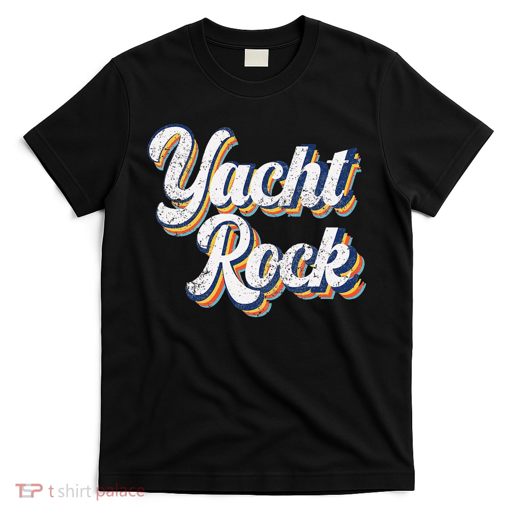 Vintage Yacht Rock Party Boat Drinking T-Shirt