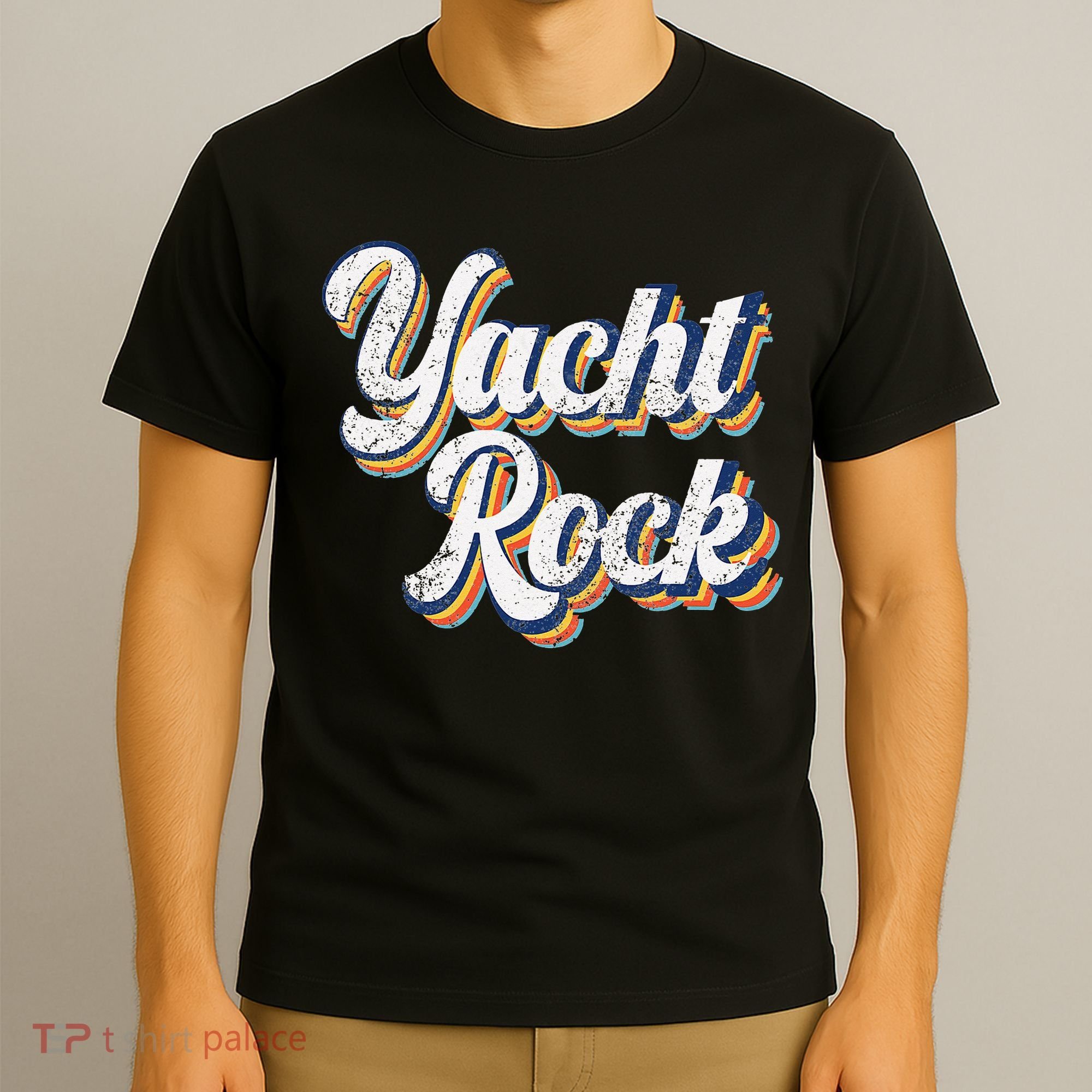 Vintage Yacht Rock Party Boat Drinking T-Shirt