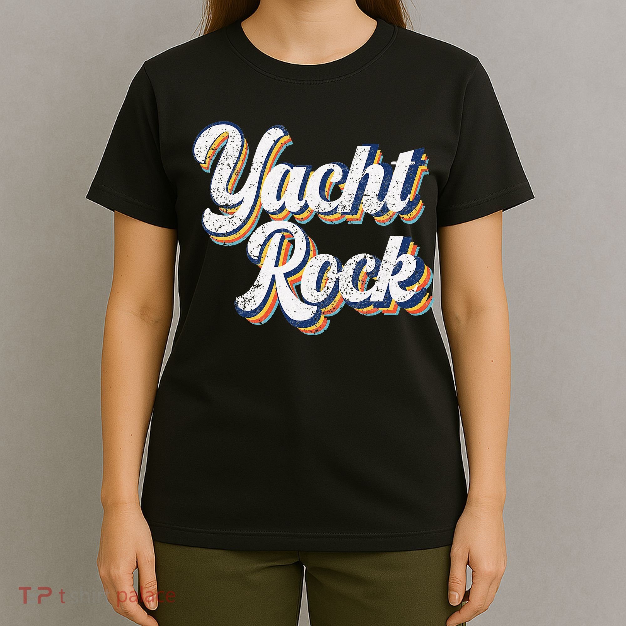 Vintage Yacht Rock Party Boat Drinking T-Shirt