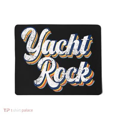 Vintage Yacht Rock Party Boat Drinking Mousepad