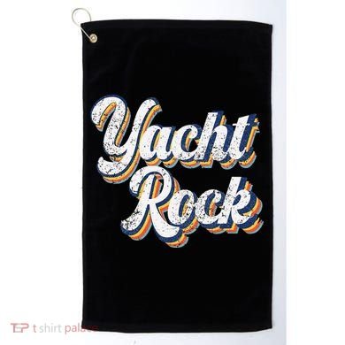 Vintage Yacht Rock Party Boat Drinking Golf Towel