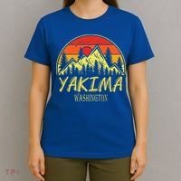 Vintage Yakima Washington WA Mountains Hike Hiking Souvenir T-Shirt thumb 4