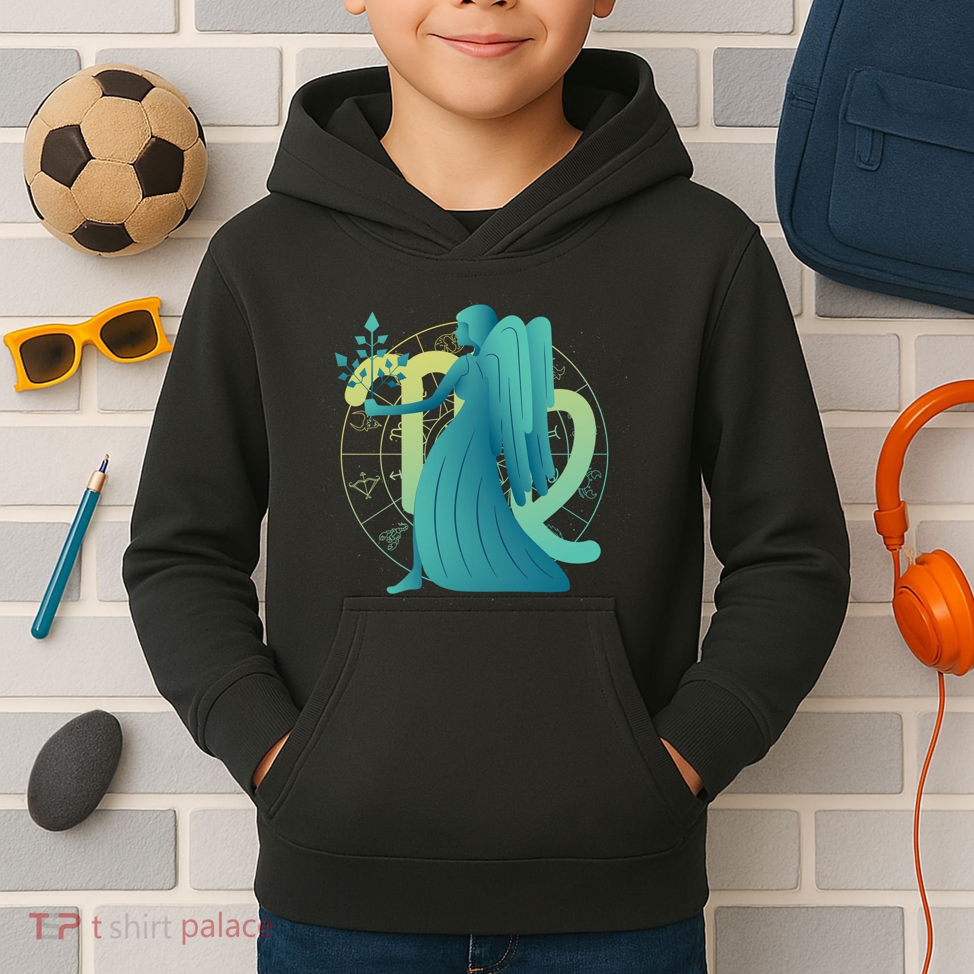 Virgo Zodiac Astrology Kids Hoodie