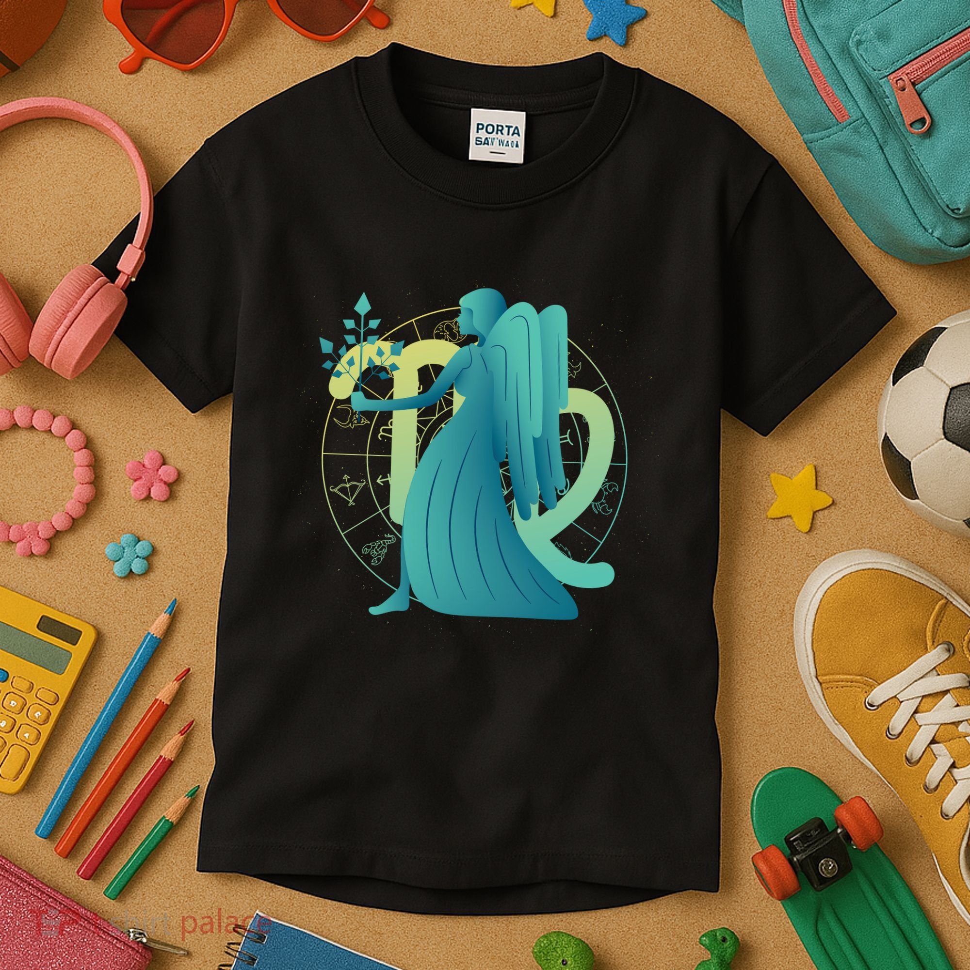Virgo Zodiac Astrology Kids T-Shirt
