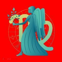 Virgo Zodiac Astrology Santa Hat thumb 1