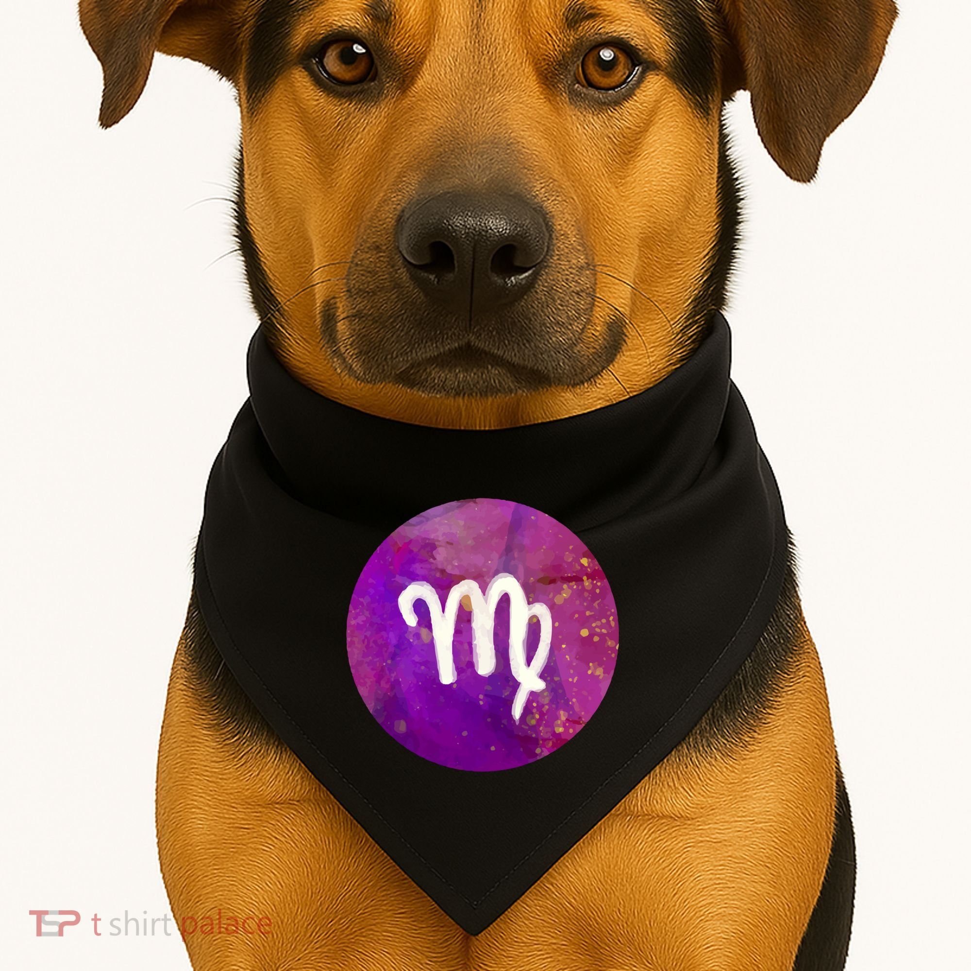 Virgo Zodiac August September Horoscope Birthday Gift USA-Made Doggie Bandana